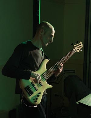 Didier Kerboull playing Bass Guitar
